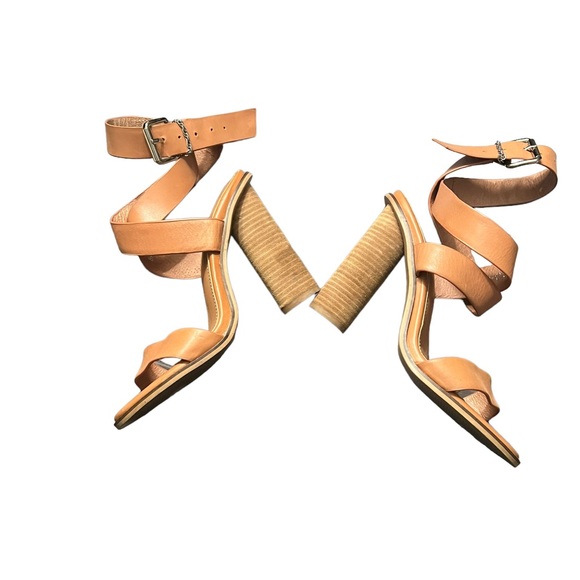 Alias Mae Amina Ankle Strap Mule in Light Tan 36 - Picture 5 of 7